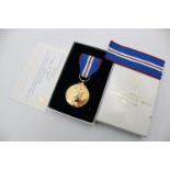 Boxed ER.II Queens Golden Jubilee Medal w/ Royal Mint Certificate