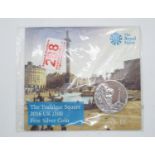 Trafalgar square 2016 £100 fine silver coin