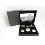 Royal mint 2009 silver proof collection inc the Kew gardens 50p in full original packaging