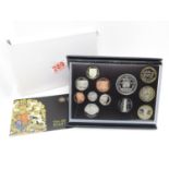 Royal mint 2009 uk proof coin set inc the Kew gardens 50p in the leather pouch mint condition