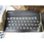 Zx spectrum Sinclair computer with all power cables