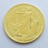 1oz 2014 999.9 fine gold Britannia coin