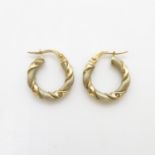 Hoop earrings 9ct gold 1.3g