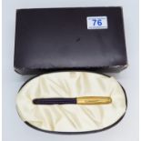 Boxed Parker Queens Golden Jubilee pen set