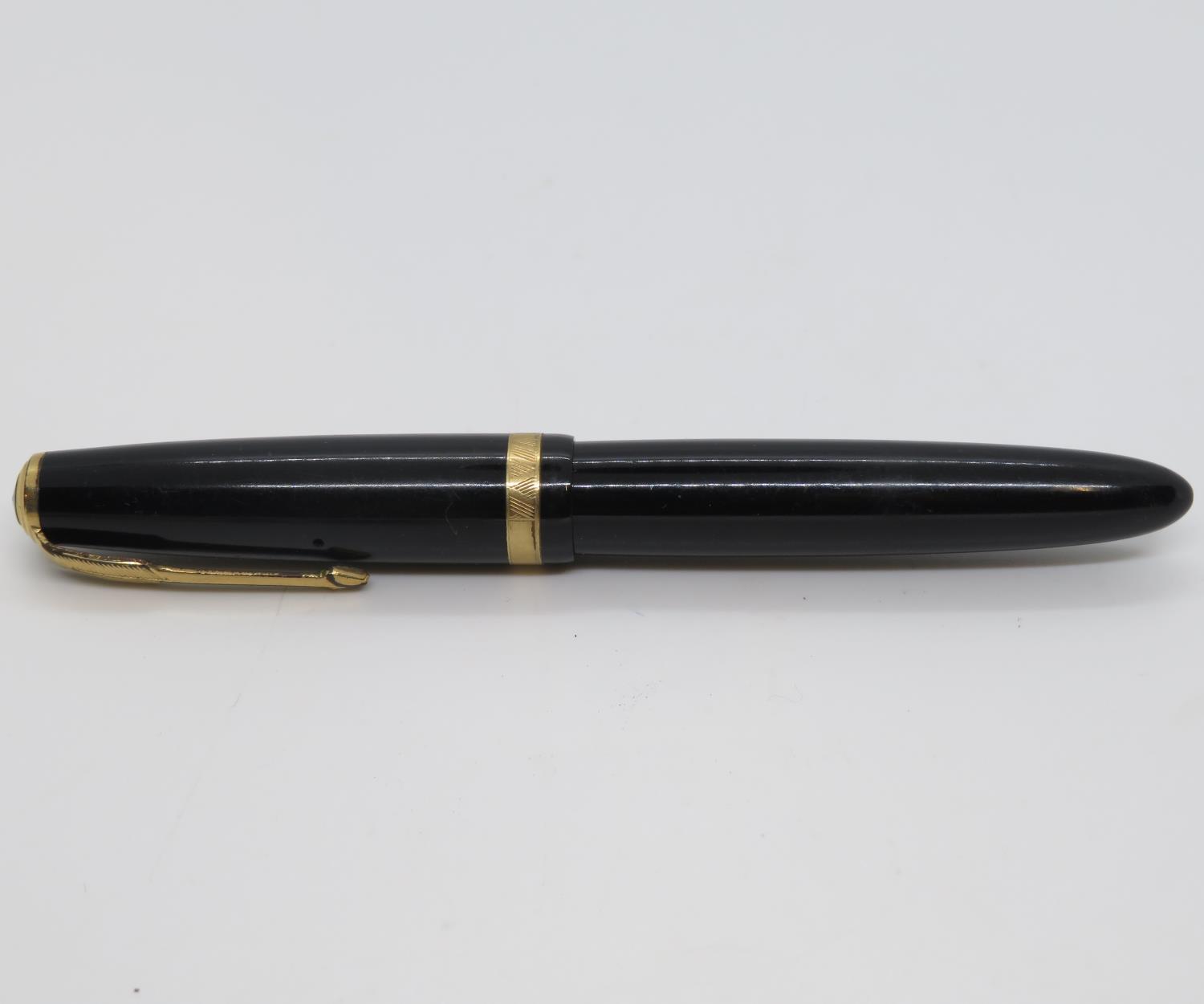 Parker duofold 14ct fountain pen