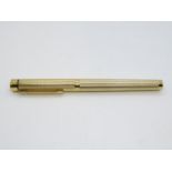 Gold plated Schaeffer 14ct nib fountain pen