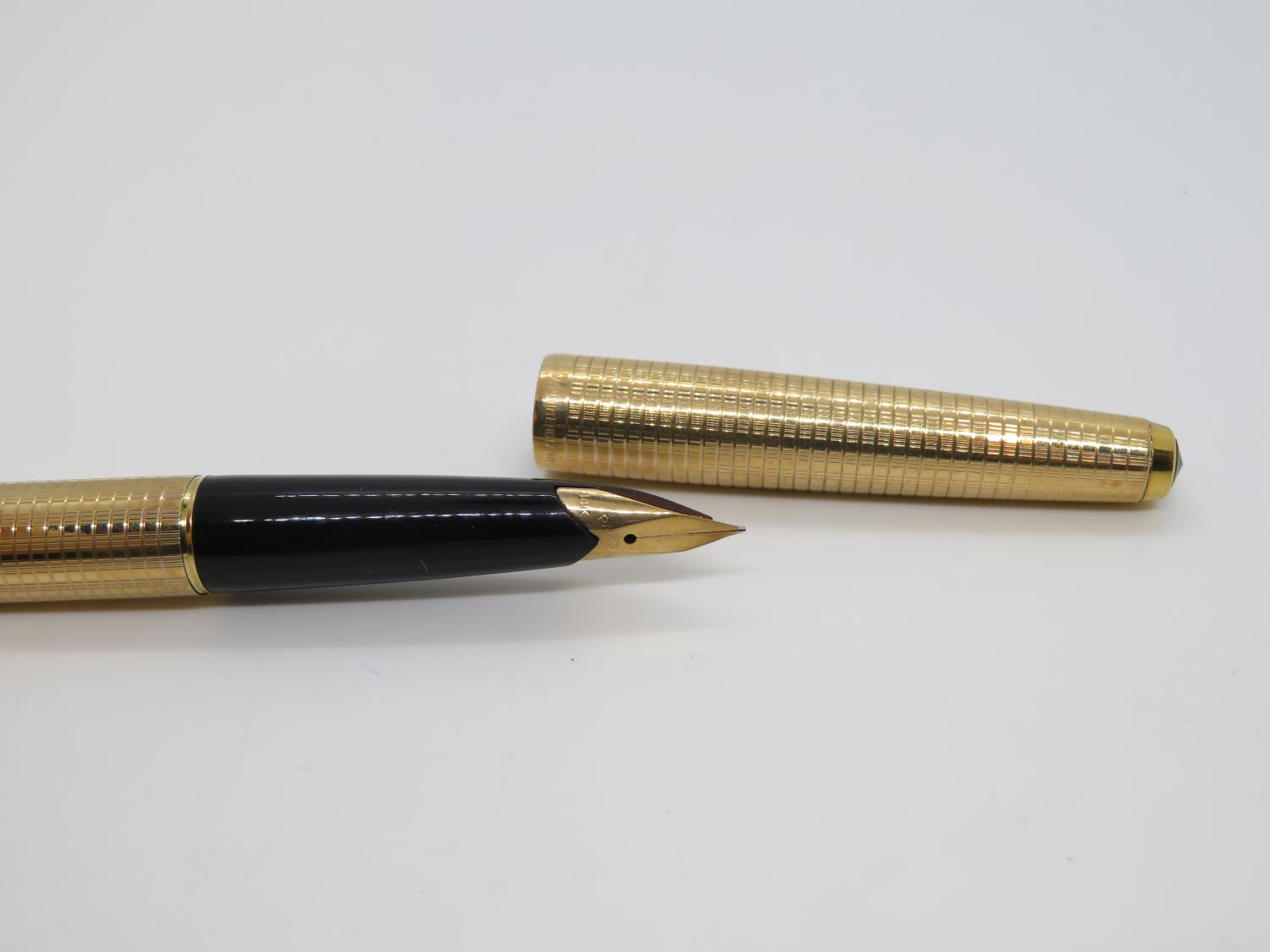 Parker gold plated 14ct nib fountain pen - Image 3 of 4