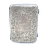 Silver HM cigarette case 60g