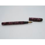 Rose marbled spare or repair Conway Stewart 475 fountain pen 14ct nib