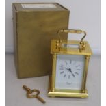 Rapport London 1140 carriage clock 14 day timepiece boxed as new