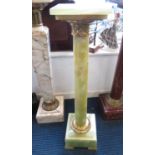 41" solid marble display plinth with 9" square top