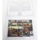 Sealed proof pack of Battle of Waterloo £5.00 coin limited edition