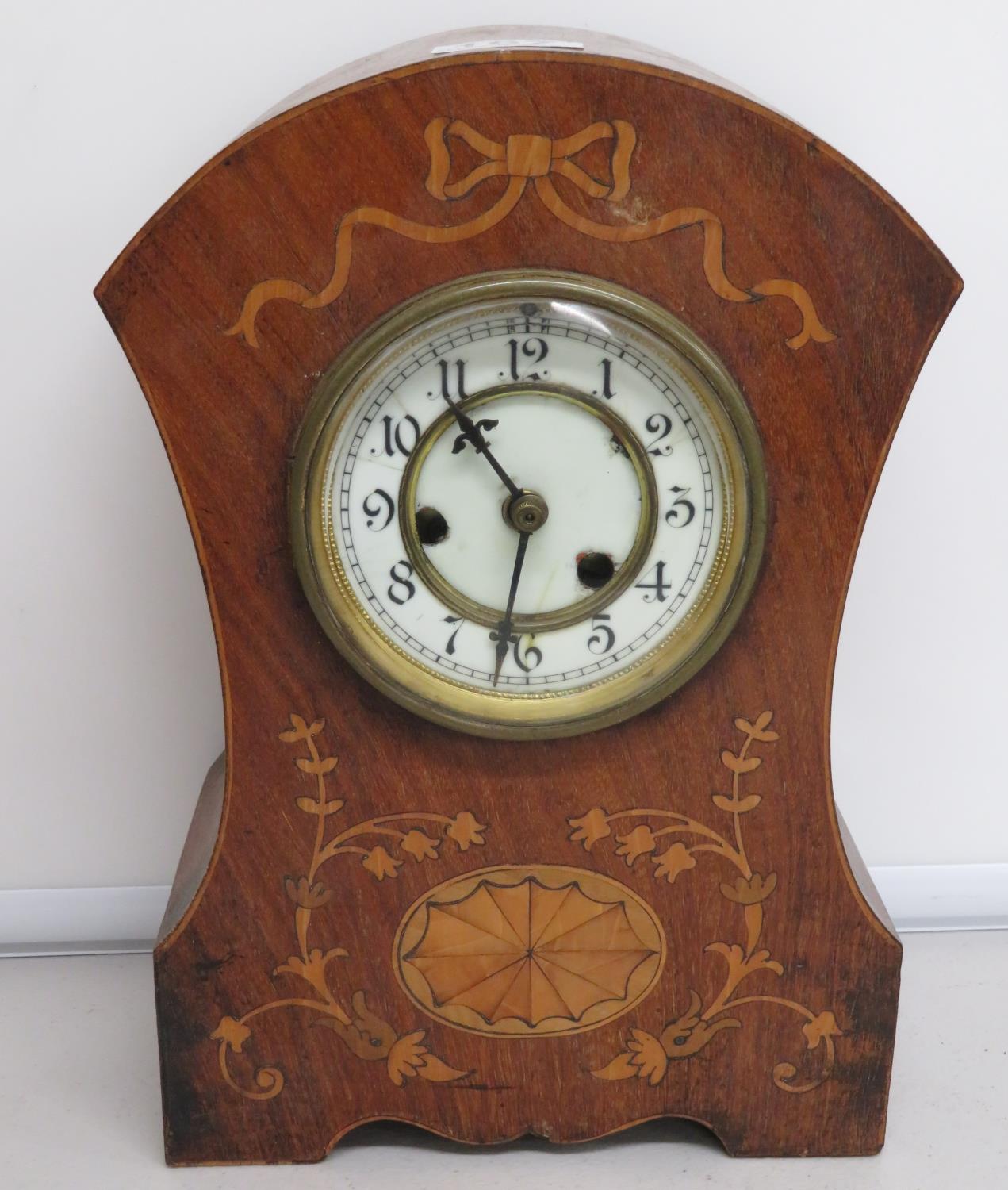 Mantle clock 12" high - not running