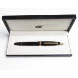 Mont Blanc 14ct gold nib 4810 MEISTERSTUCK number 146 fountain pen with box