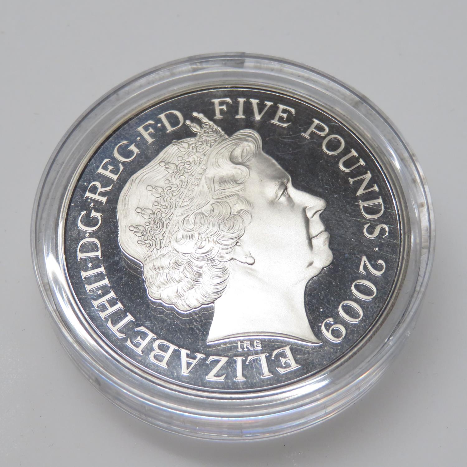 Big Ben £5.00 proof coin cupro nickel with paperwork - Image 3 of 3