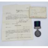 Brunei medal SAC AM LEES RAF