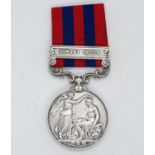 India medal Jowaki bar 1877/8 51st Foot Pte. King