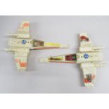 Pair of Kenner Products Cincinnati Fighter planes with pilots