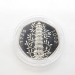 Almost mint condition blister pack 2009 Royal Mint Kew Gardens 50p