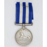 Egypt medal 1882 to 34189 Bombadier J Clarke 1/1 London Division BDE Royal Artillery