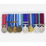 Miniature medal group