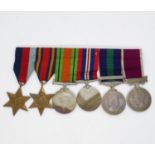 Group of 6x medals to Captain Anderson RE/IA