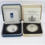 2x boxed Royal Mint mint condition 925 silver coins
