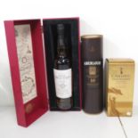 Ben Bracken single malt 28 year old in presentation box along with Cardhu Gold Reserve and boxed