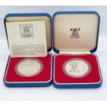 2x Royal Mint coins boxed 925 silver