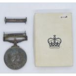 GSM medal two bar South Arabia, Northern Ireland REME