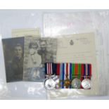 Fully documented Military Medal group to DLI Pte. Pearson includes War Office letter, picture of