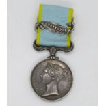 Crimea medal unnamed with one clasp