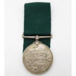 Long Service medal Volunteer medal to Pte. DUANCE of 2nd VBDCLI