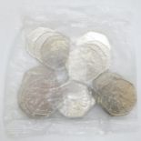 1x bag of 20x sealed uncirculated 50p coins Tailor of Gloucester
