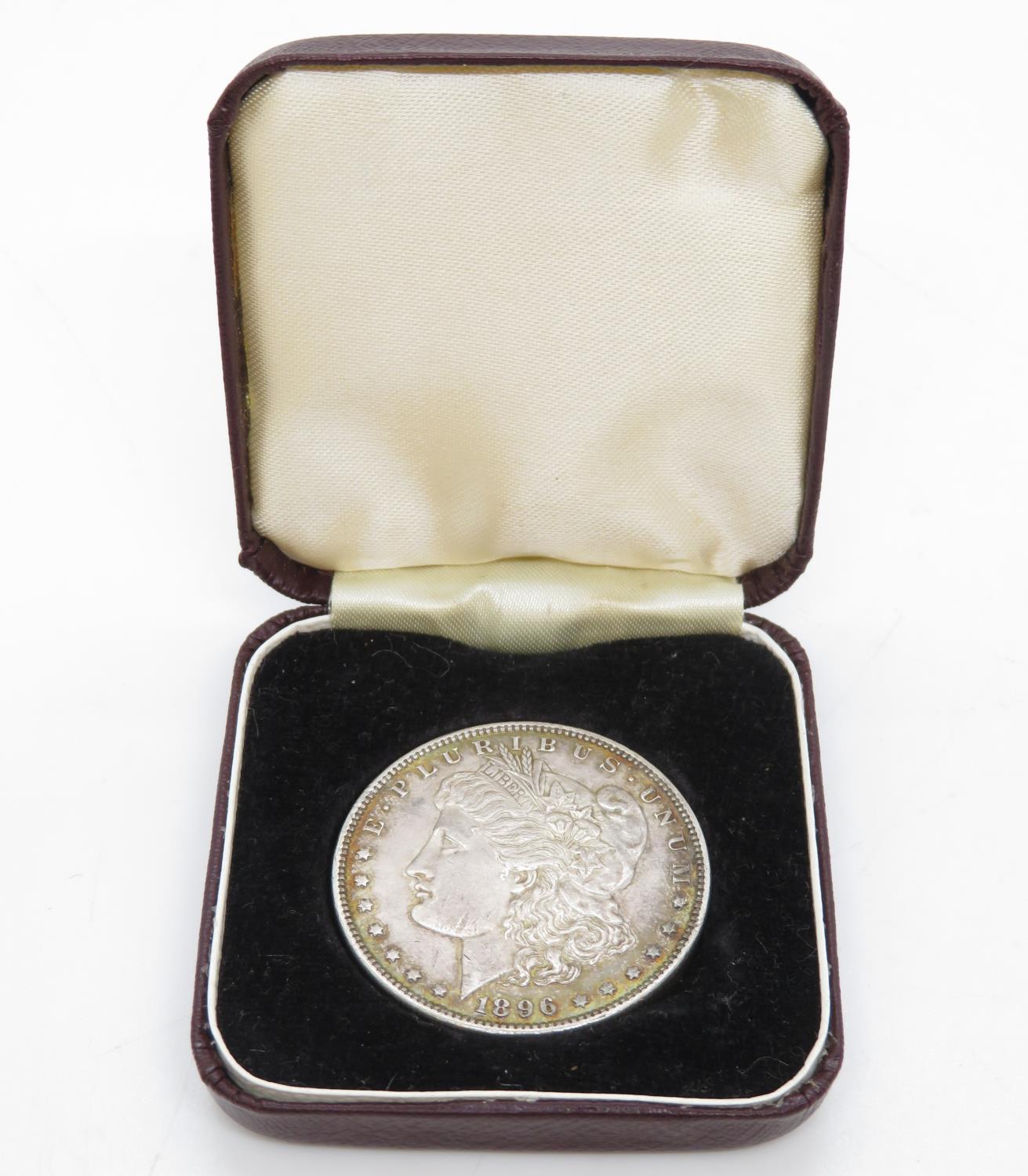 Rare 1896 silver Morgan dollar