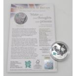 Make Not Your Thoughts Your Prisons silver £5.00 proof 2012