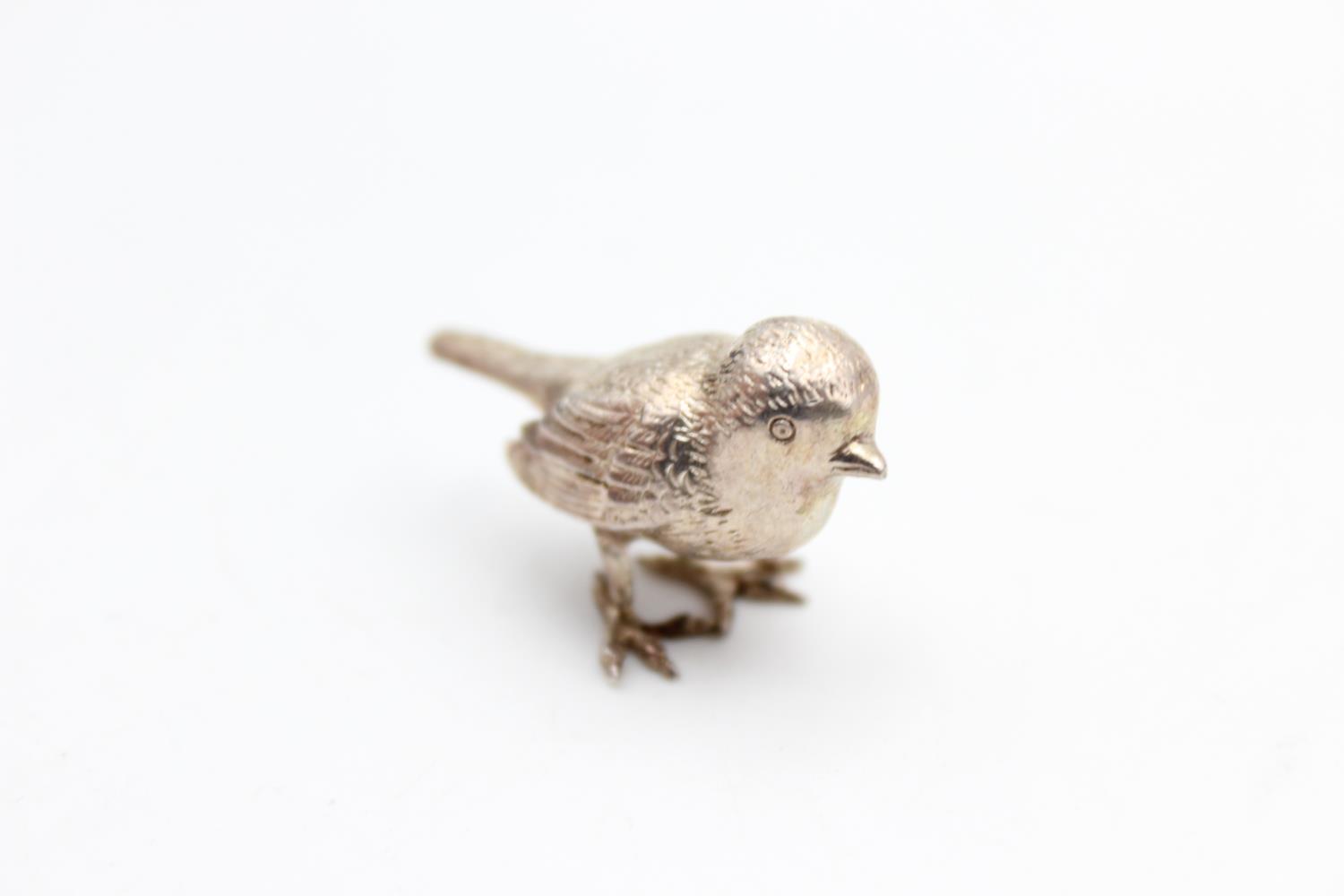 2 x Vintage Hallmarked .925 STERLING SILVER Miniature Bird Ornaments (37g) - Bild 2 aus 8