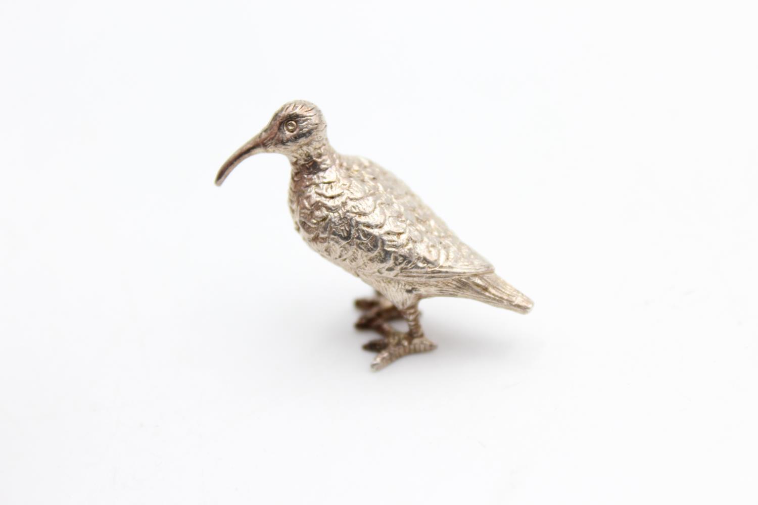 2 x Vintage Hallmarked .925 STERLING SILVER Miniature Bird Ornaments (37g) - Bild 7 aus 8