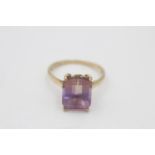 9ct gold ametrine cocktail ring (3.6g)