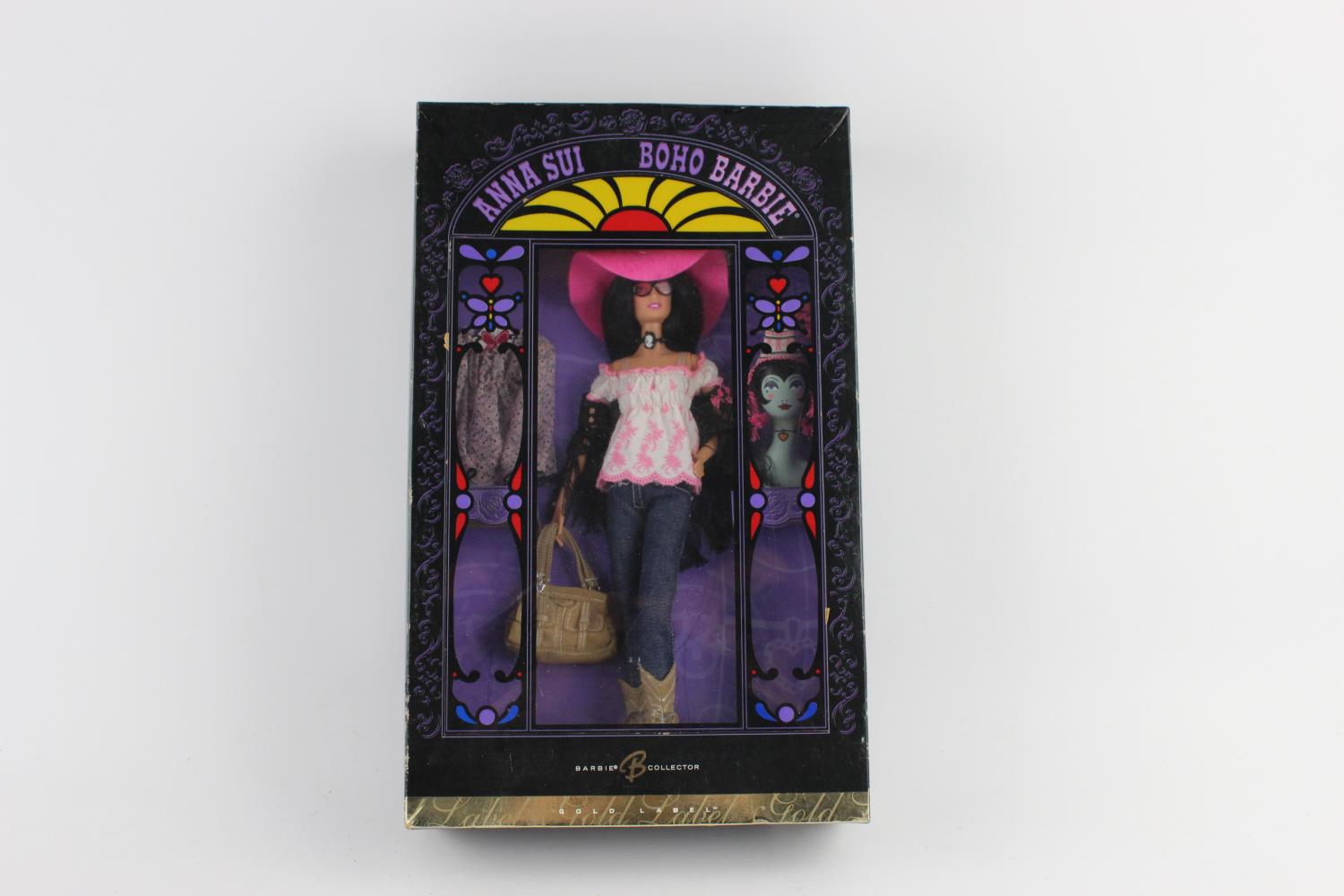 2005 Mattel Anna Sui Boho Barbie Collectors Doll in Original Box