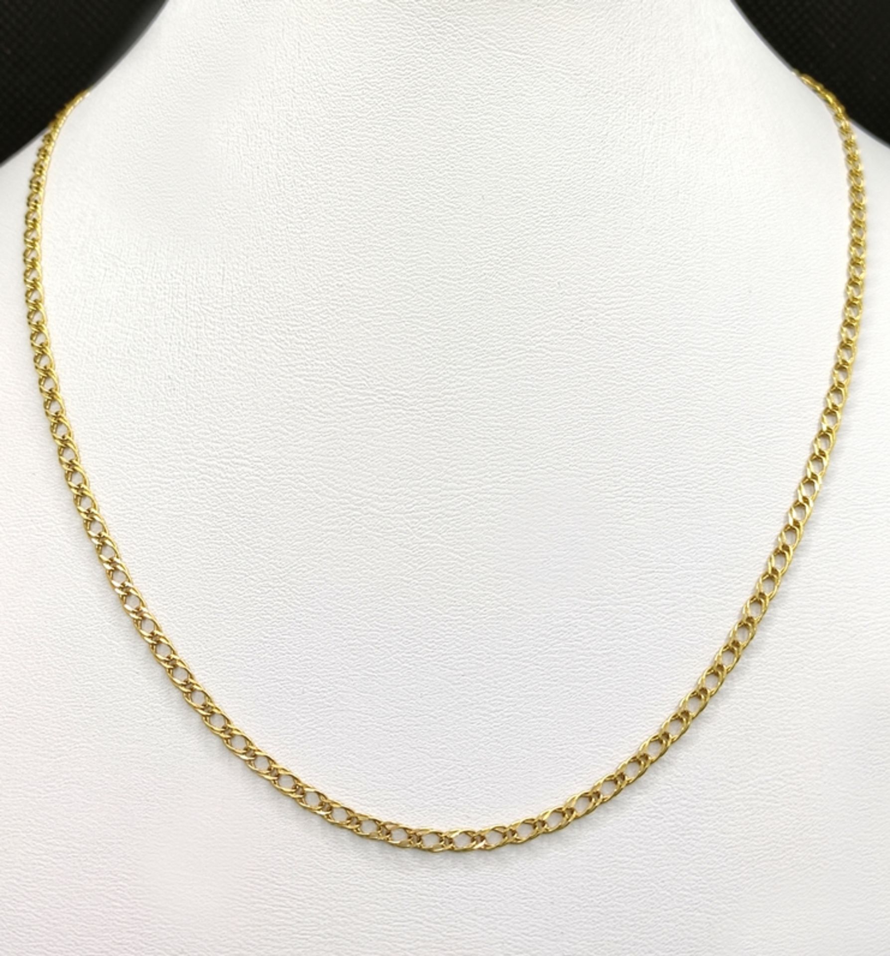 Kette, fein gearbeitet, 333/8K Gelbgold, 2,49g, Federring-Verschluss, Länge 41cm - Bild 2 aus 3