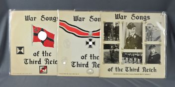 3 Schallplatten, "War songs of the third Reich", Vinyl, Our times, Novato, California