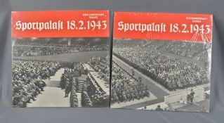 2 Schallplatten, "Rede vom Sportpalast 1943", 1.,2.,3. und 4. Teil, Vinyl, Documentary Series, Liec