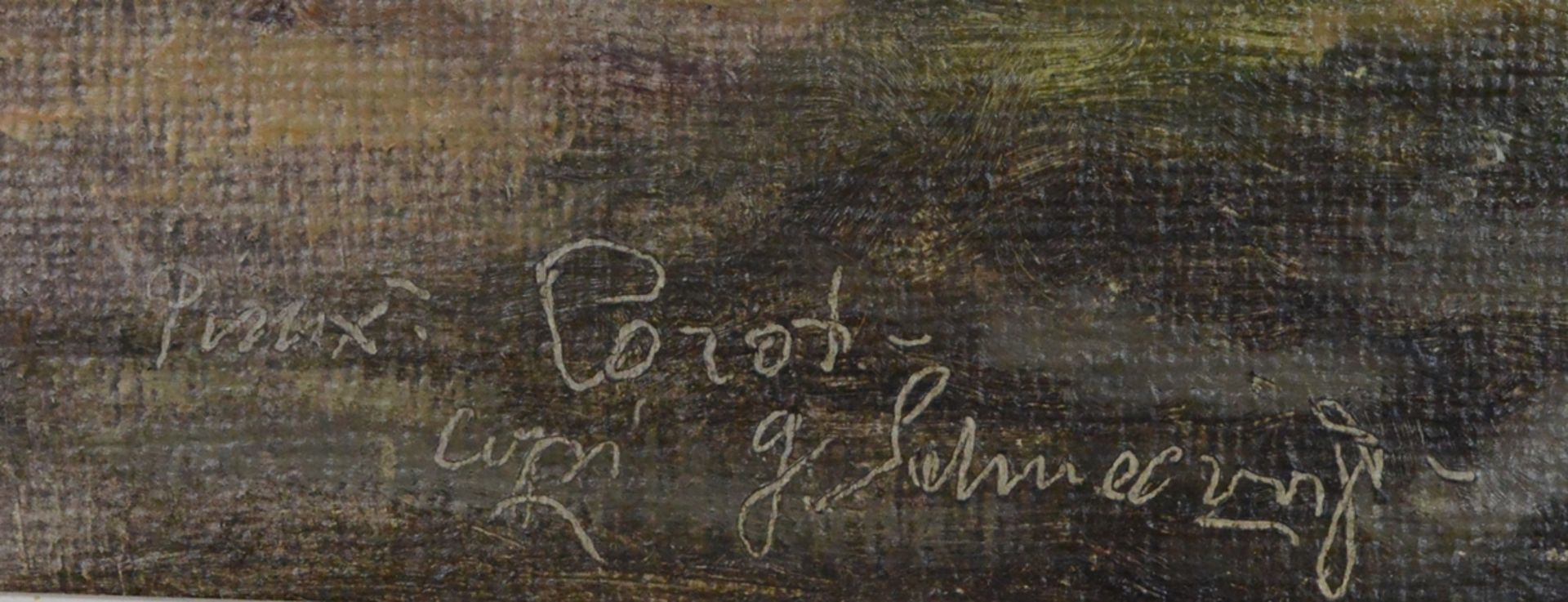 Porot (20. Jahrhundert), "Reiter auf Weg", links unten signiert und weitergehend unleserlich bezeic - Bild 3 aus 4