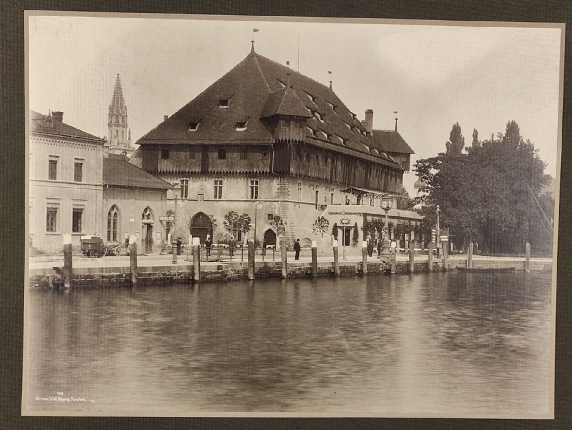 Fotografie Konstanz, 22 Schwarzweißfotografien mit verschiedenen Ansichten Konstanz, Rheintorturm,  - Bild 5 aus 6