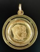 Medaillen-Anhänger, Robert John Kennedy 1963-1968, Medaille 