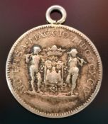 Medaille als Anhänger, Italien, Ligurien, Anversa, Maccio 18
