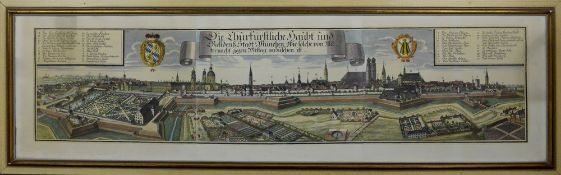 Panoramablick über München, "Die Churfürstliche Haubt und Re