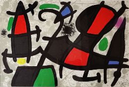 Miró, Joan (1893 Barcelona - 1983 Palma) "Sculptures", („Derrière le Miroir” no 186), Farblithograp