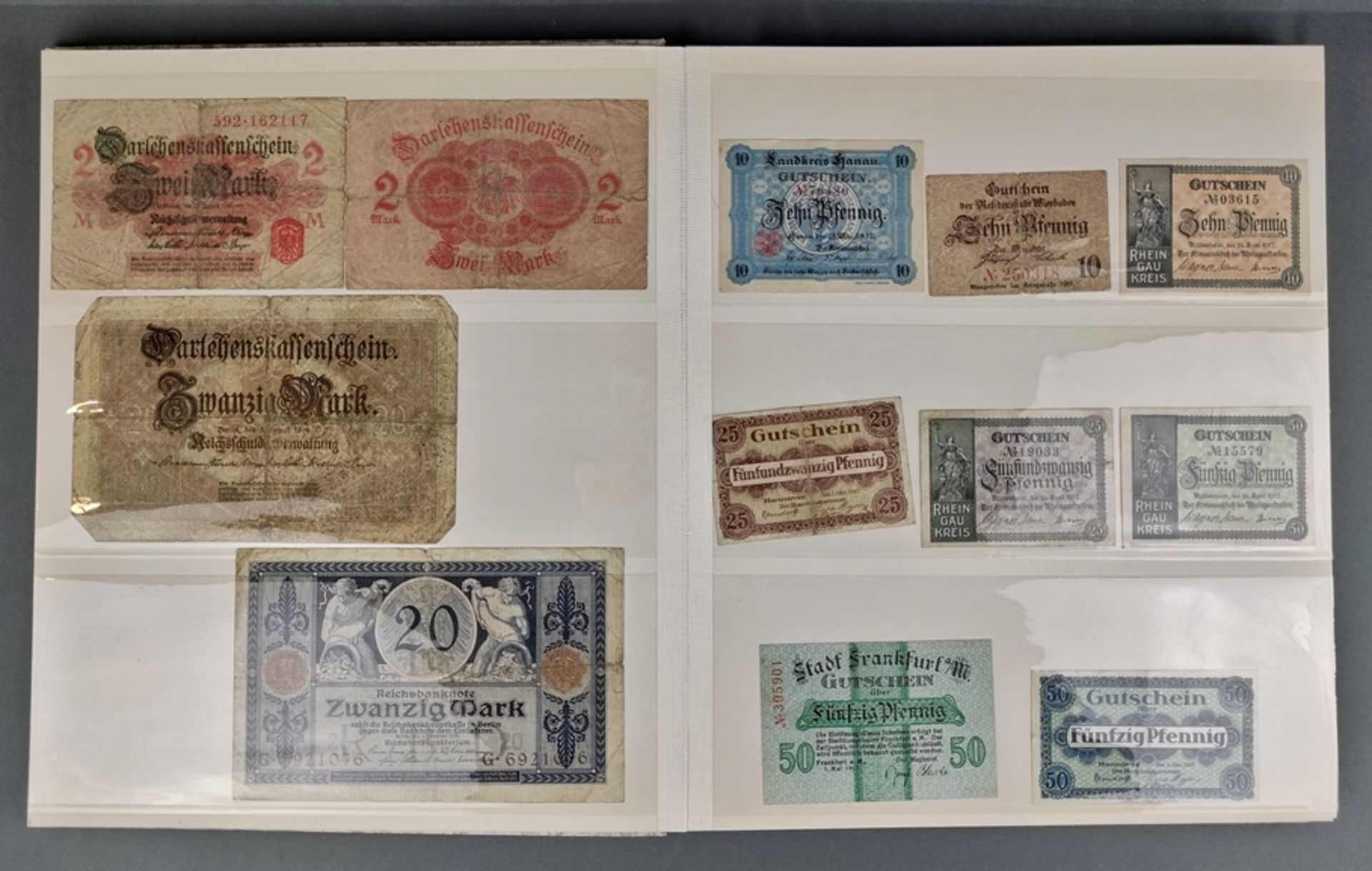 Album mit 117 Scheinen, bestehend aus: 17x 1 Boliviano, 1928/1952, 10x 20 Bolivianos, 1945, 1xOne D - Bild 2 aus 3